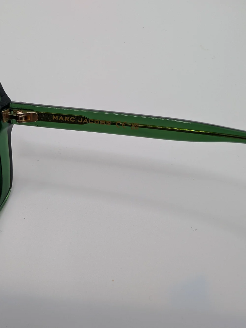 NWT Marc Jacobs MJ 1115 Translucent Green Oversized Glasses Frames + Case 55mm